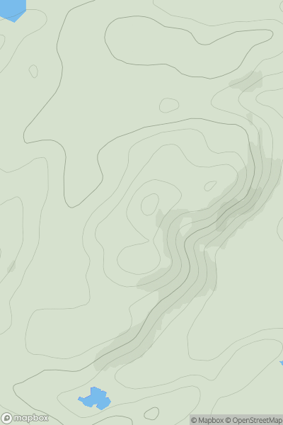 Thumbnail image for Creag Mhor [Glen Albyn and the Monadh Liath] [NH482174] showing contour plot for surrounding peak